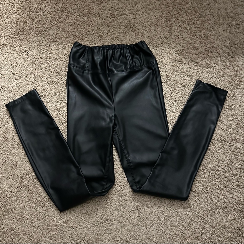 MOTHER Faux Leather Pants/Leggings